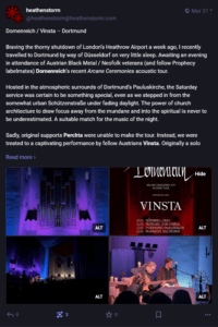 Federation of heathenstorm.com on mastodon.social