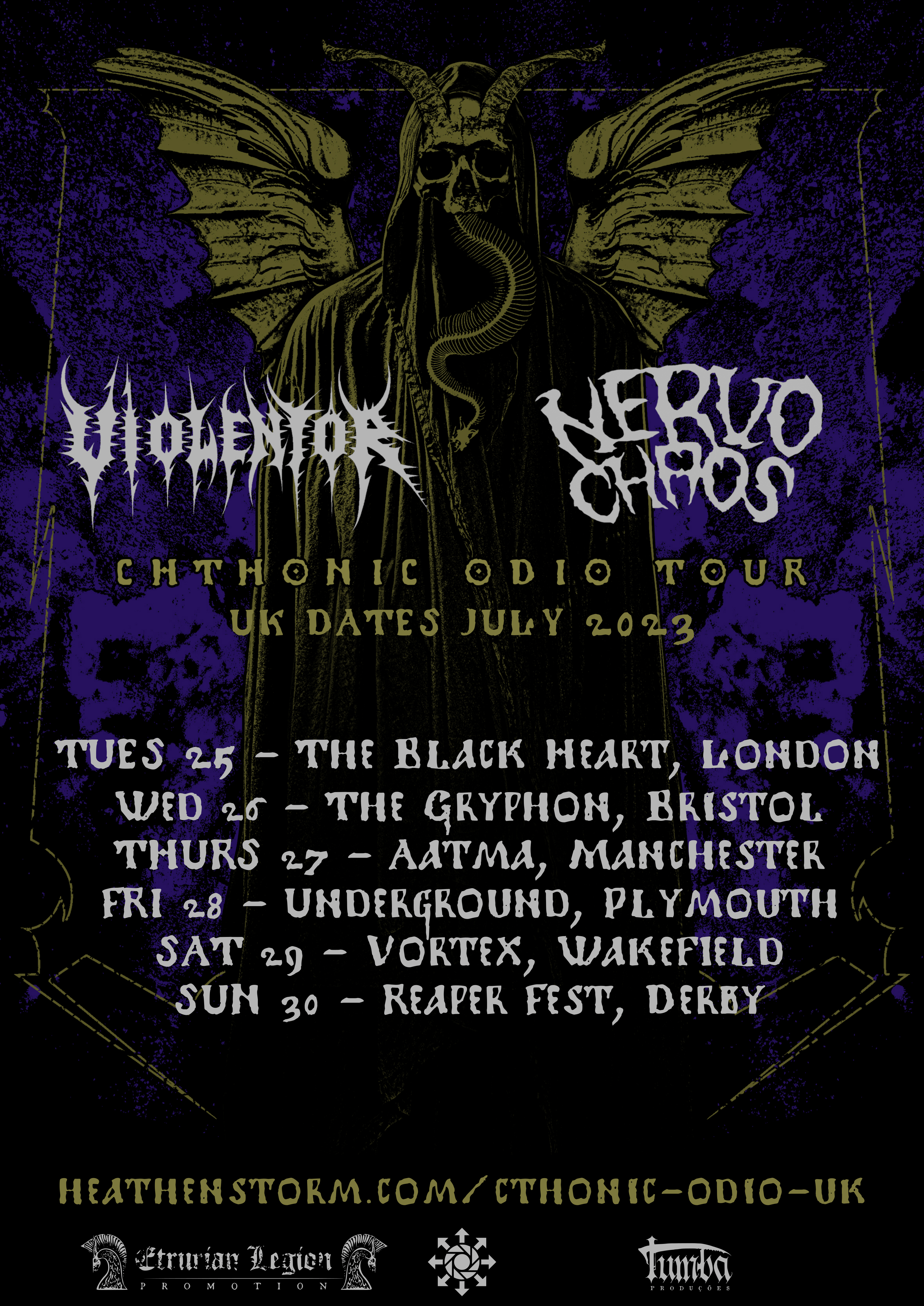 Cthonic Odio UK Tour - July 2023